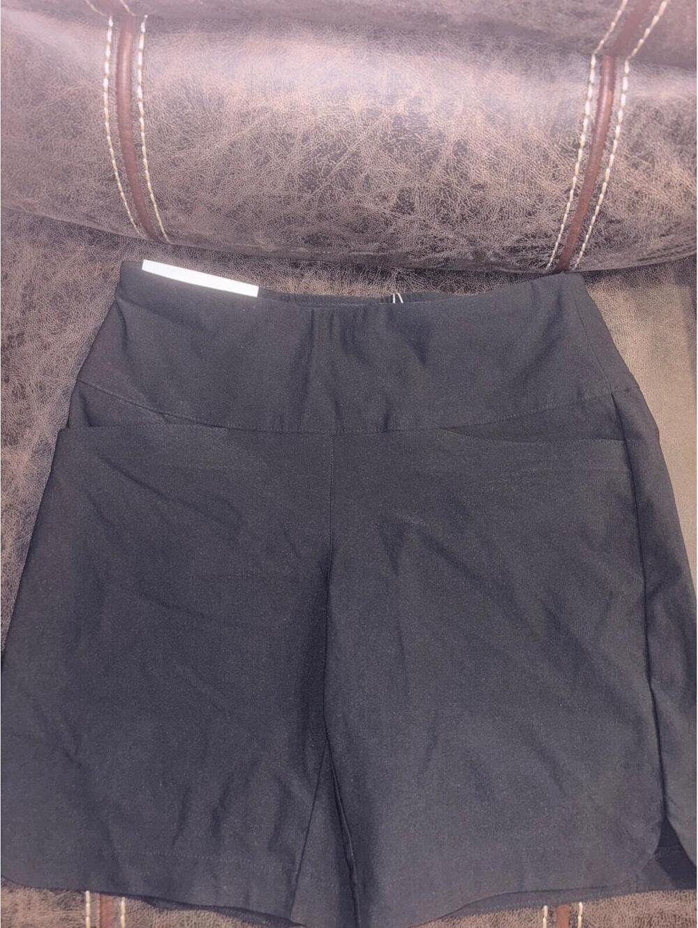 Lady Hagen Tummy Control Golf Shorts Black Size Small NWT 7” Inseam